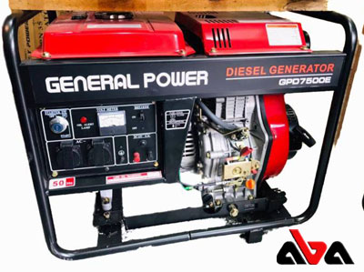 مشخصات فنی موتور برق دیزلی جنرال پاور مدل GPD 7500 E