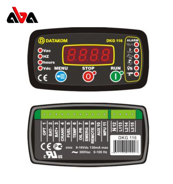 مشخصات فنی برد کنترل دیزل ژنراتور دیتاکام مدل 116_DKG_2