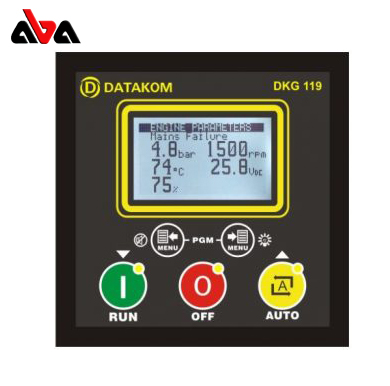 مشخصات فنی برد کنترل دیزل ژنراتور دیتاکام مدل 119_DKG