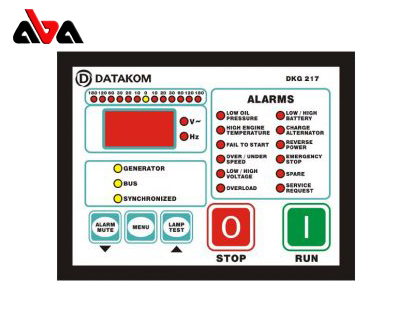 مشخصات فنی برد کنترل دیزل ژنراتور دیتاکام مدل 217_DKG