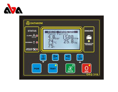 مشخصات فنی برد کنترل دیزل ژنراتور دیتاکام مدل 319_DKG