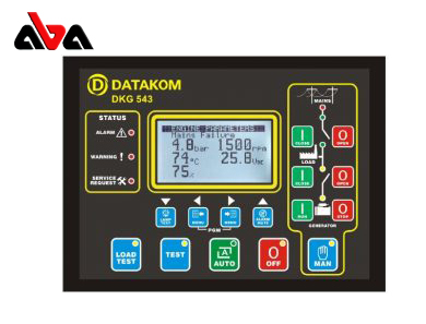 مشخصات فنی برد کنترل دیزل ژنراتور دیتاکام مدل DKG-543