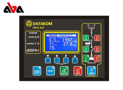 مشخصات فنی برد کنترل دیزل ژنراتور دیتاکام مدل DKG-547