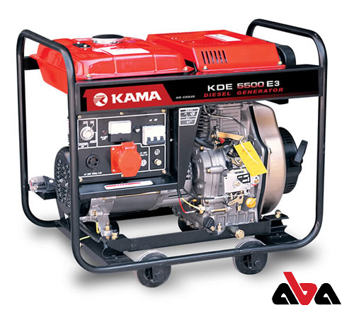 موتور برق دیزلی کاما مدل KAMA KDE 5500 E3 سه فاز 