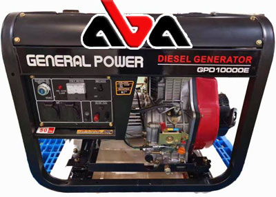 مشخصات فنی موتور برق دیزلی جنرال پاور مدل GPD 10000 E