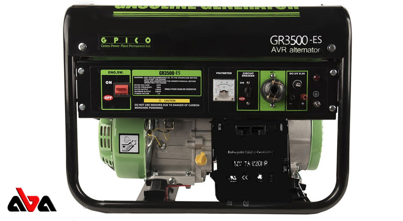 موتور برق گرین پاور بنزینی GR3500Es استارتی