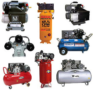 Different types of compressors